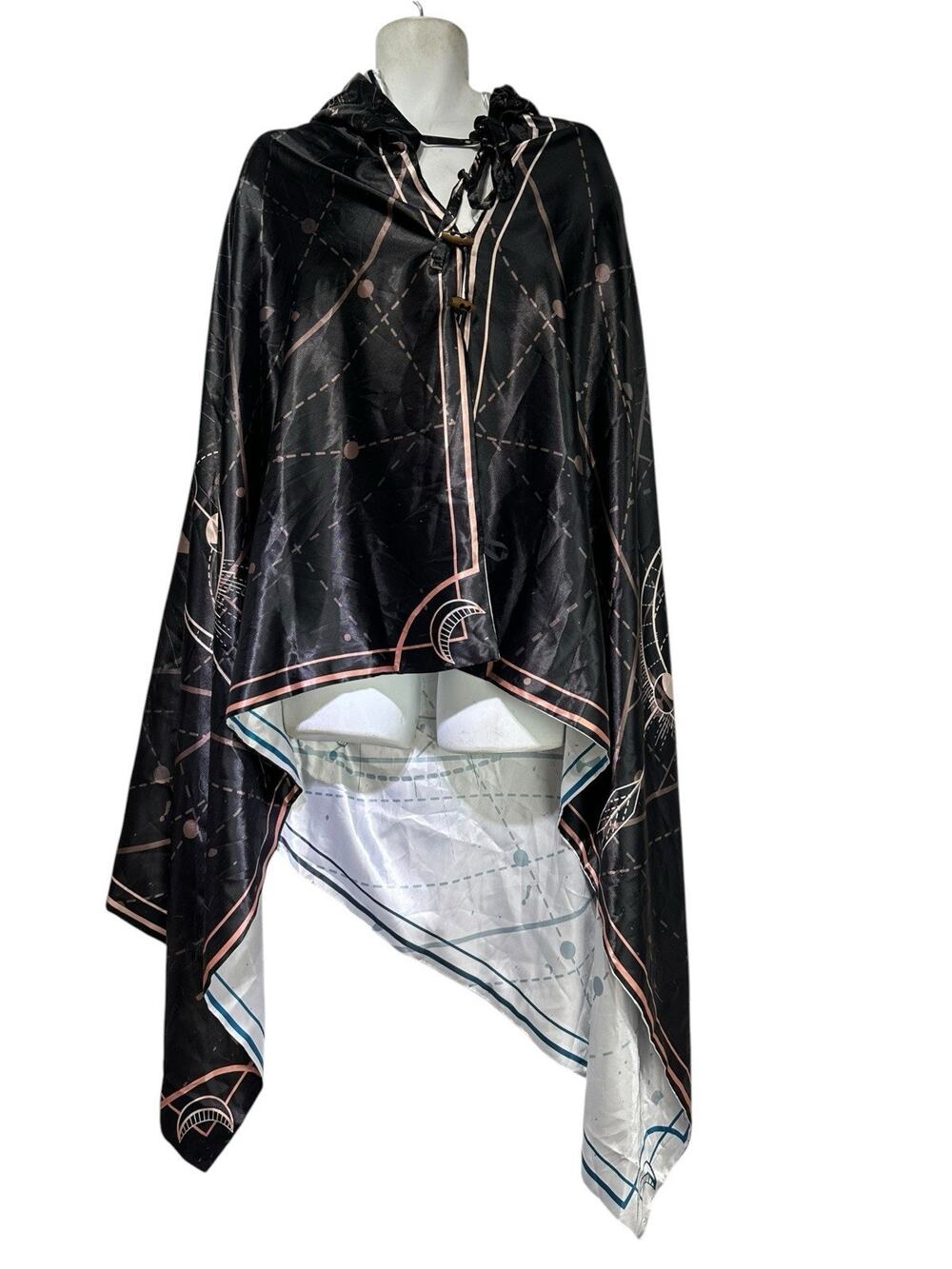 The Buried Moon Magic Cloak Celestial Hooded Cloak cosplay Ren fair Witch Wizard